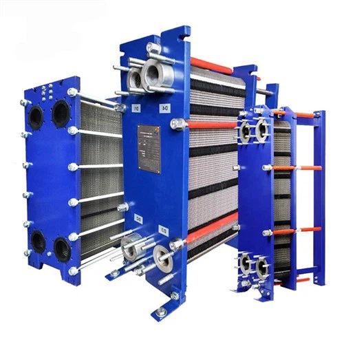 Center-Flow-Plattenwärmetauscher